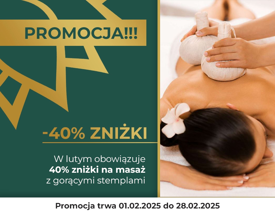 promocja na masaż przez cały luty